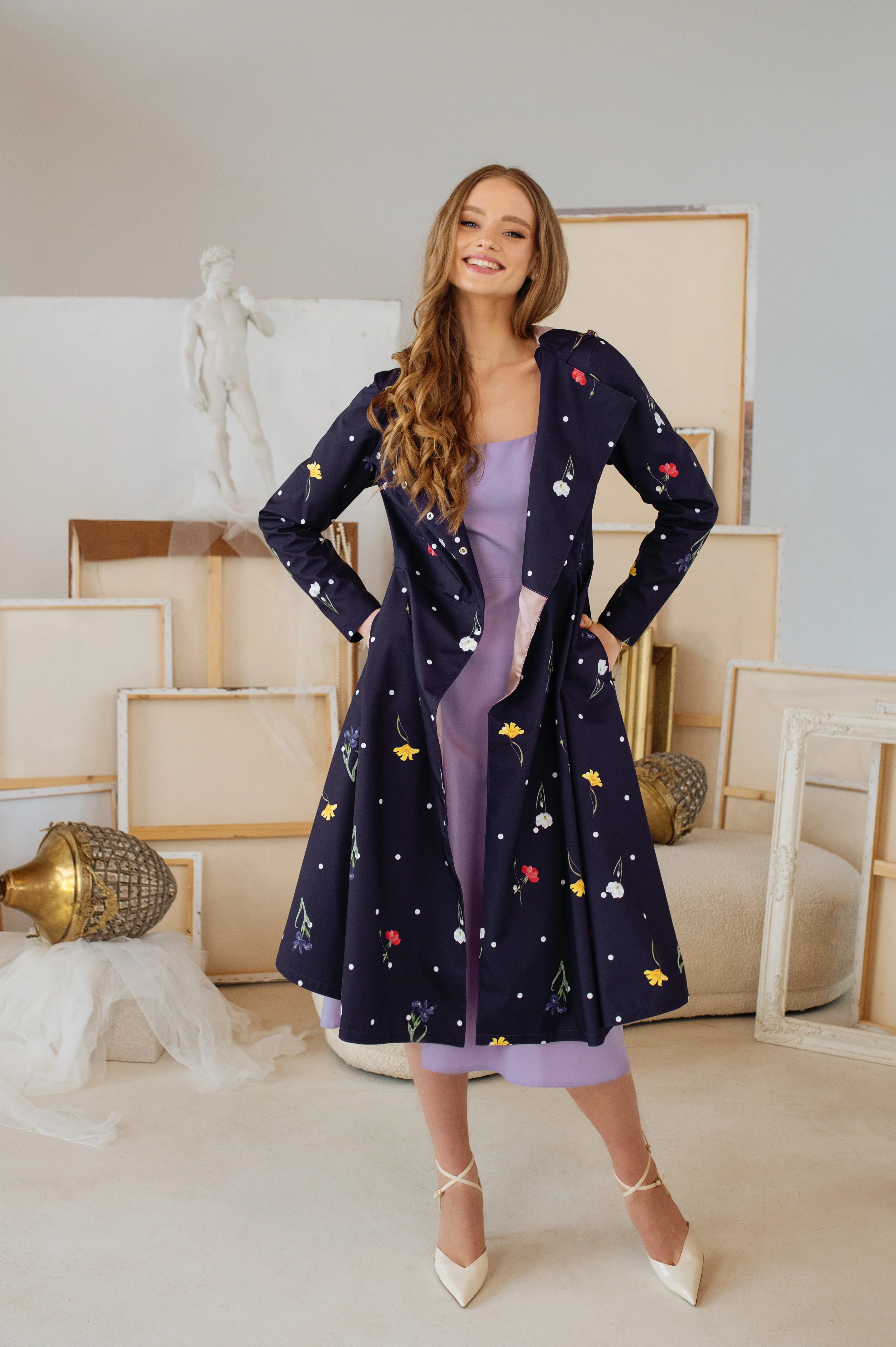 Backless Dress with a Bow on the Back | Lilac Grace - Image 7
