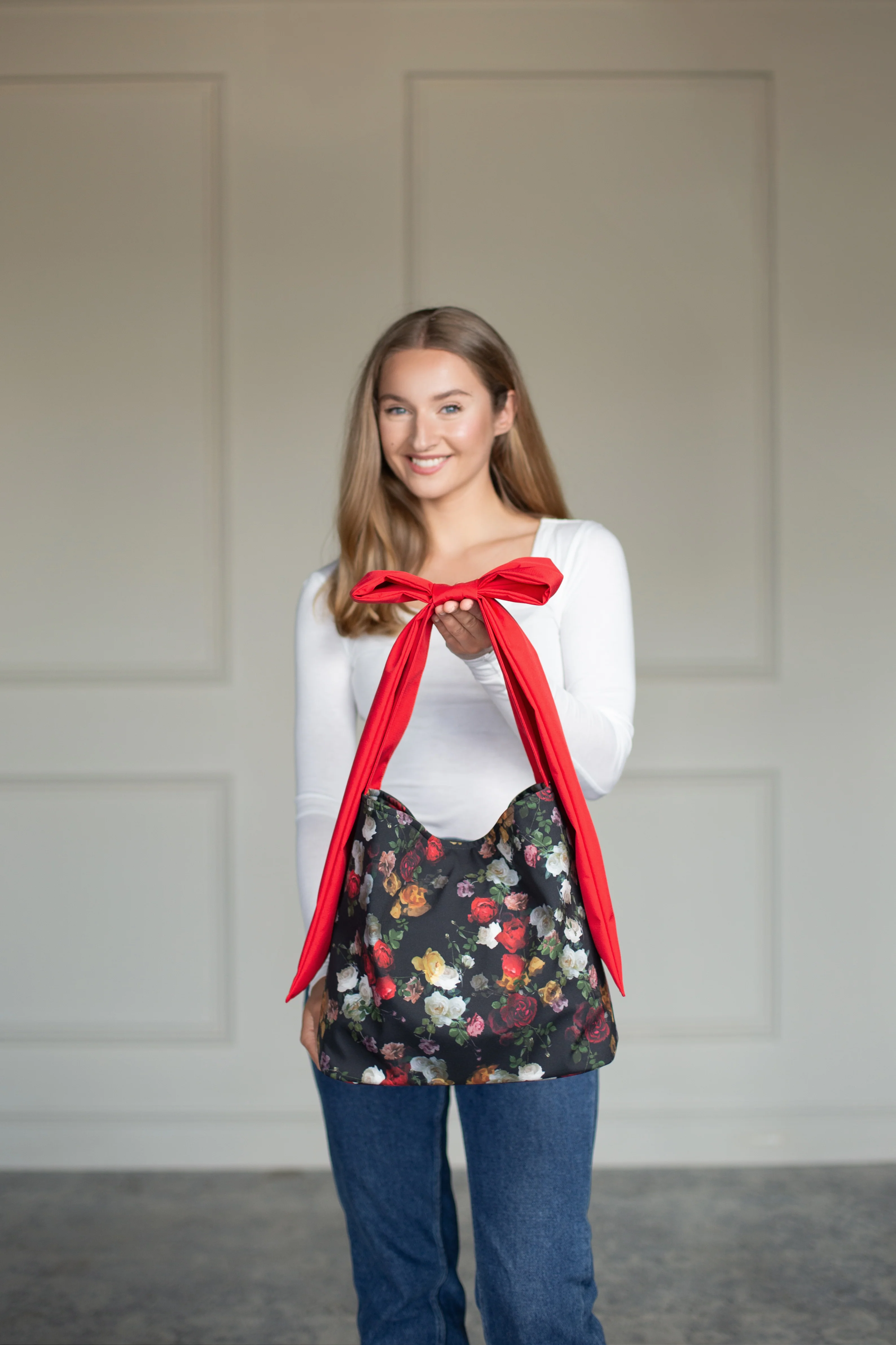 Bow Tote Bag | Darling Rose - Image 2