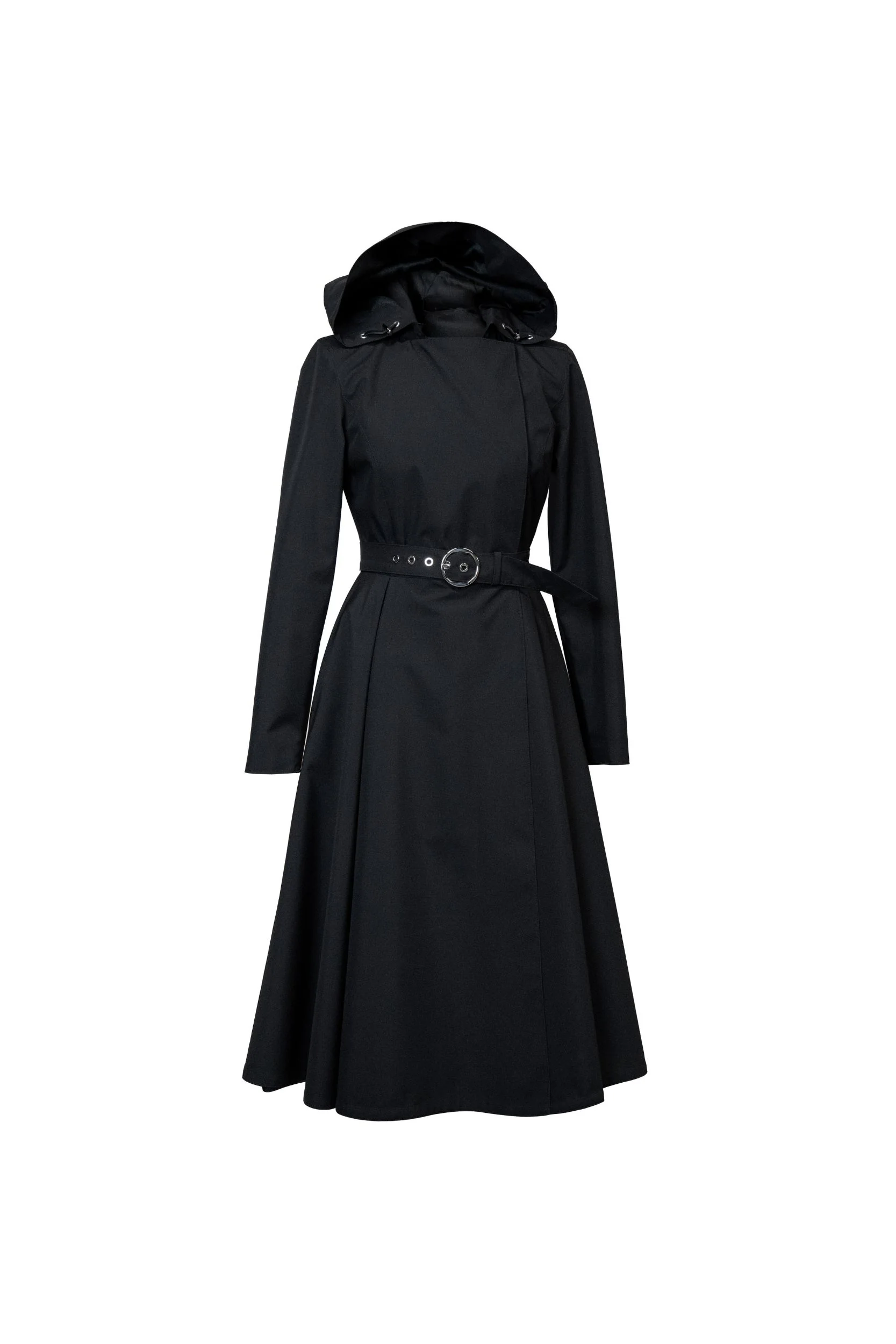 Double Breasted Trench Coat for Spring in Black | Timeless Black