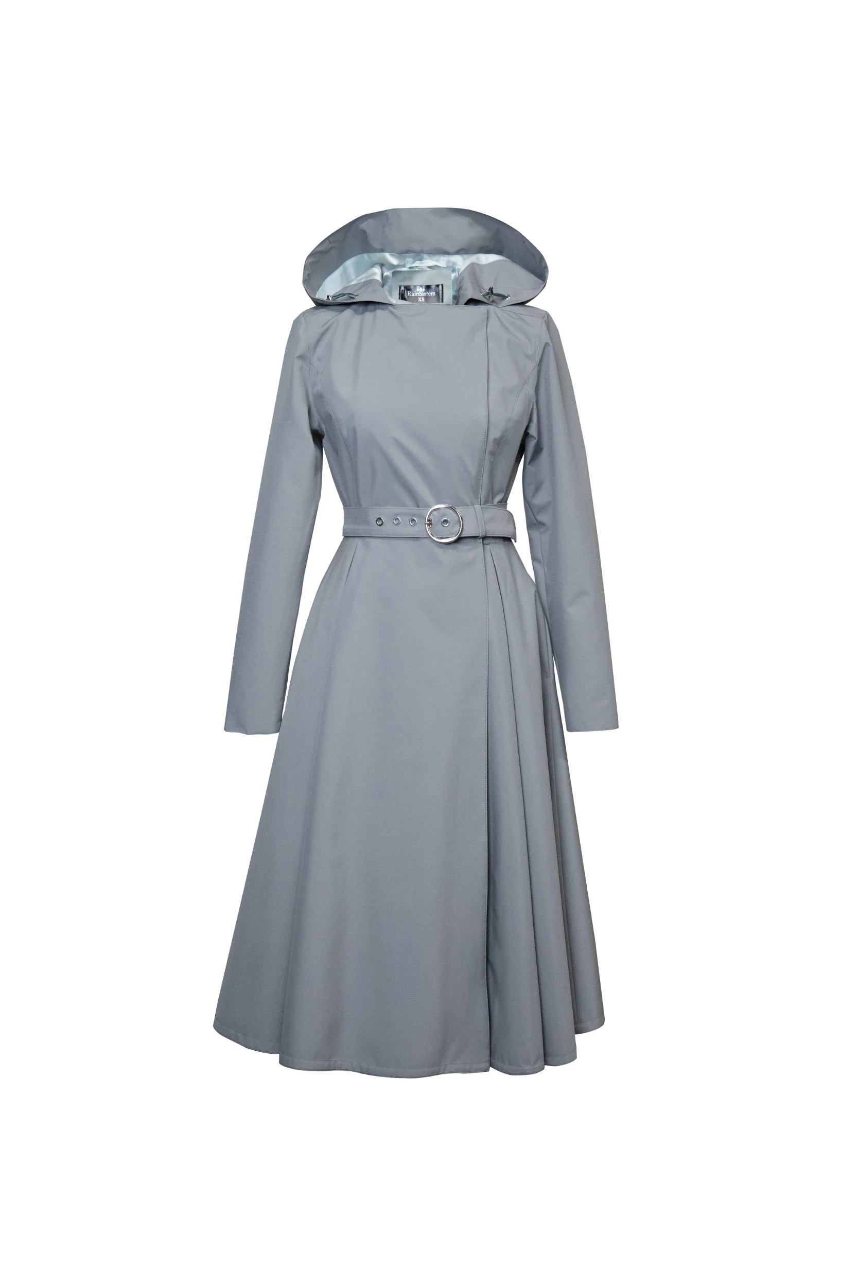 Double Breasted Trench Coat for Spring in Grey | Graceful Grey
