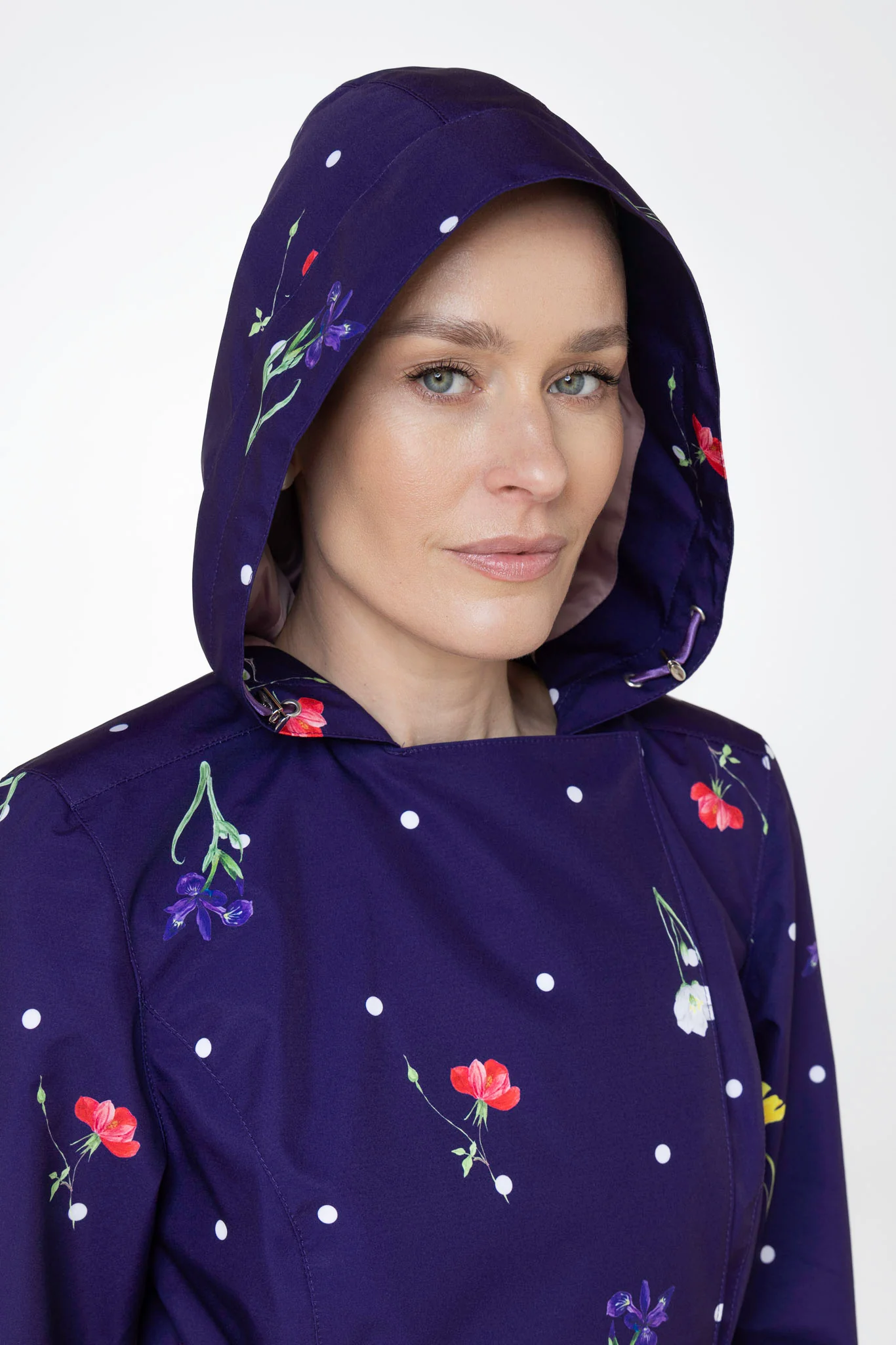 Double Breasted Trench Coat for Spring in Violet | Violet Bloom - Image 6