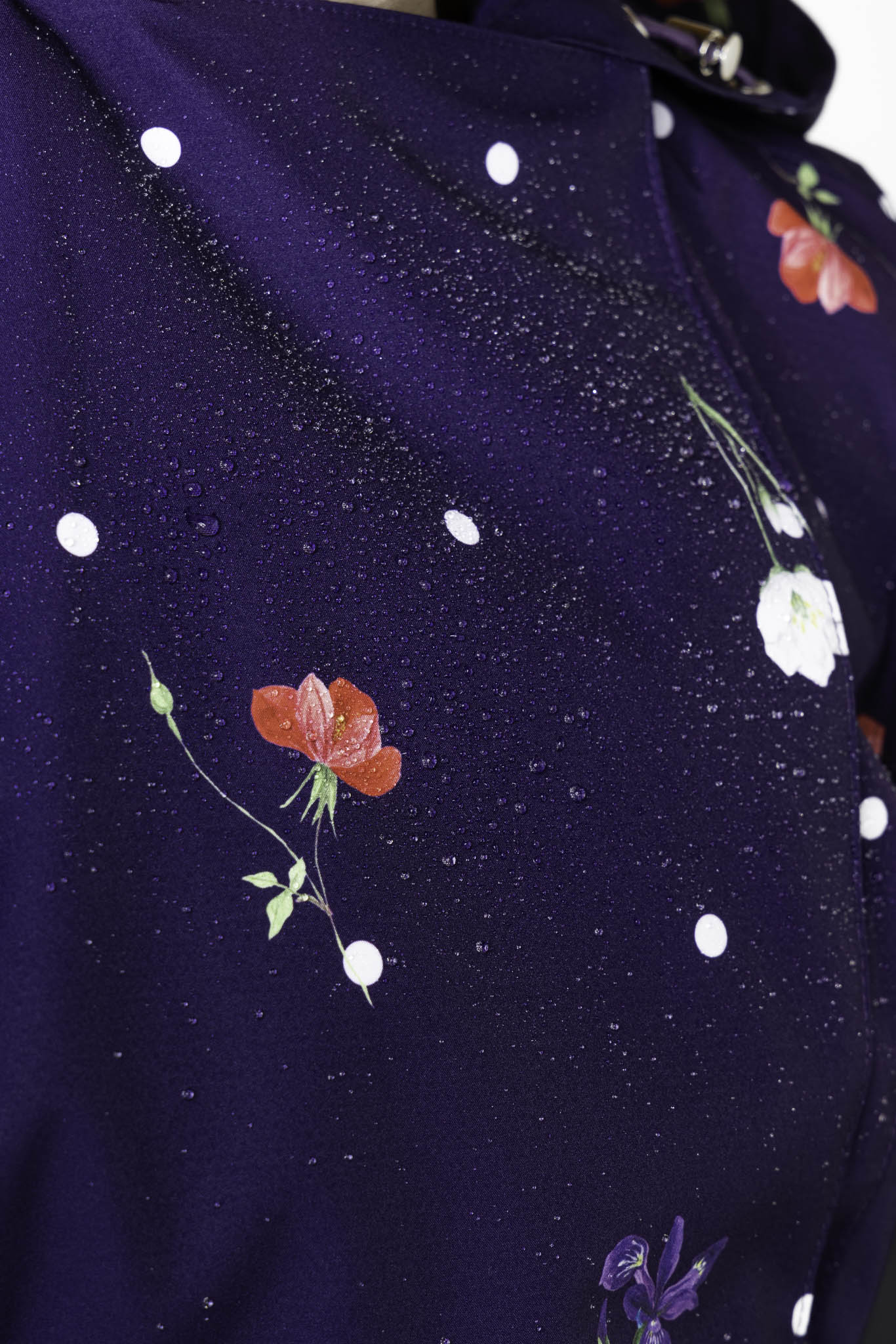 Double Breasted Trench Coat for Spring in Violet | Violet Bloom - Image 7