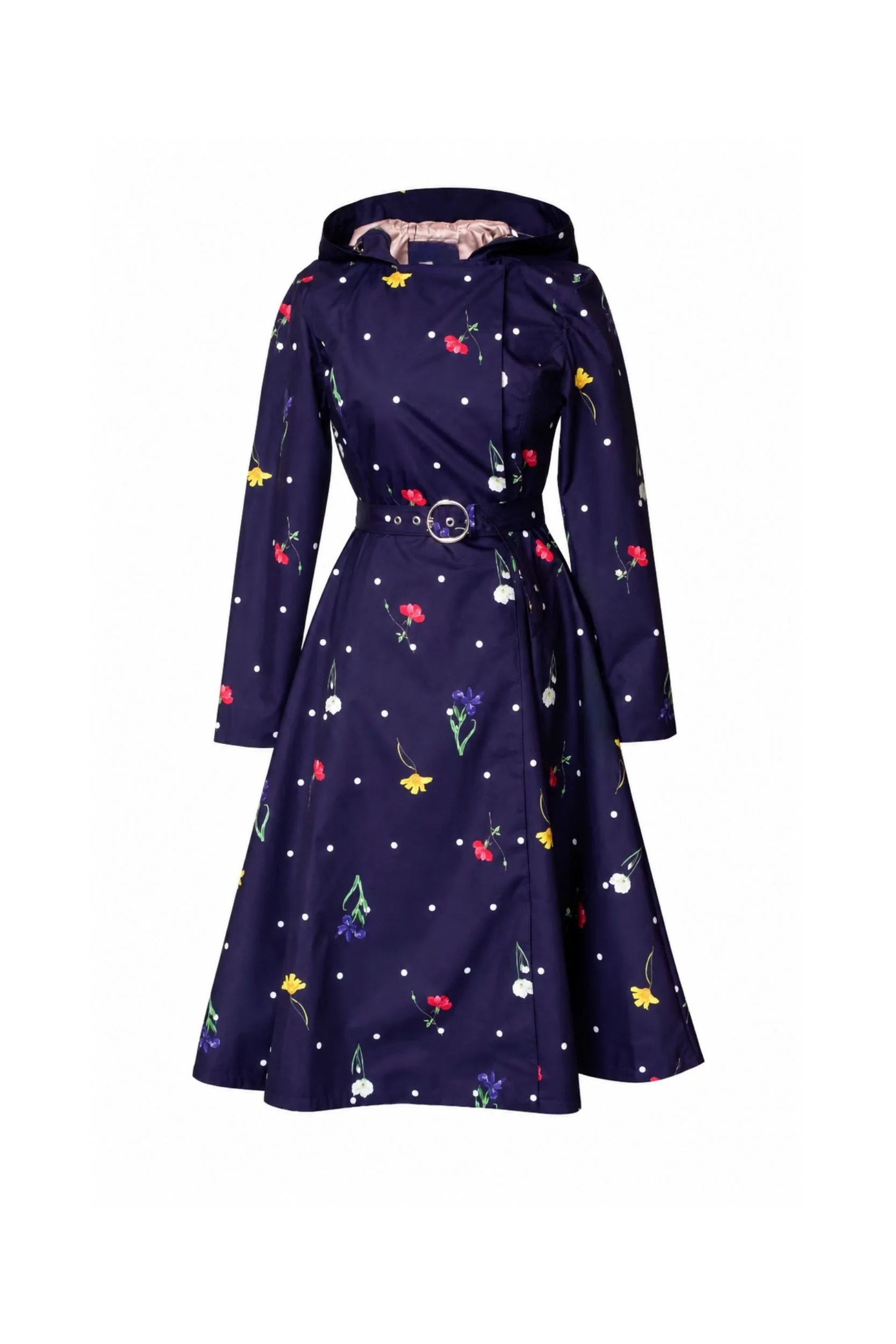 Double Breasted Trench Coat for Spring in Violet | Violet Bloom - Image 9