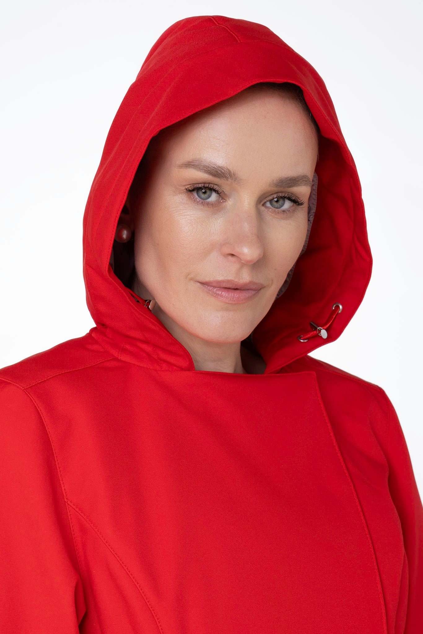 Double Breasted Trench Coat in Bright Red | Queen of Hearts - Image 6