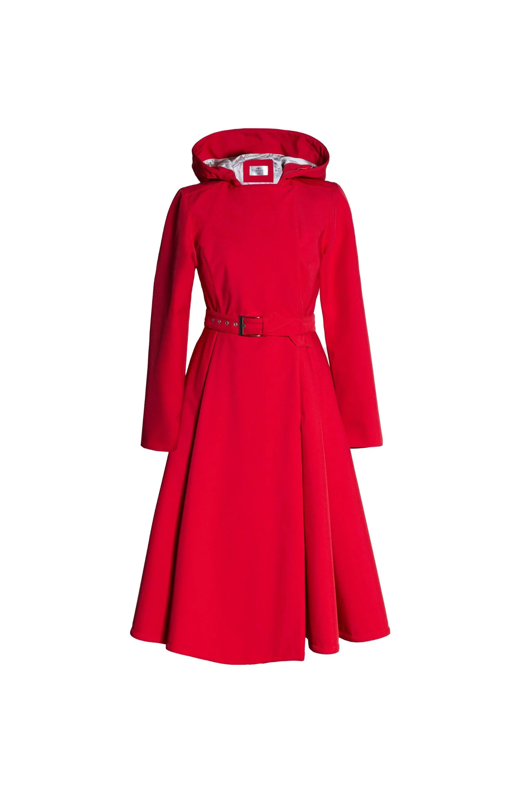 Double Breasted Trench Coat in Bright Red | Queen of Hearts - Image 9