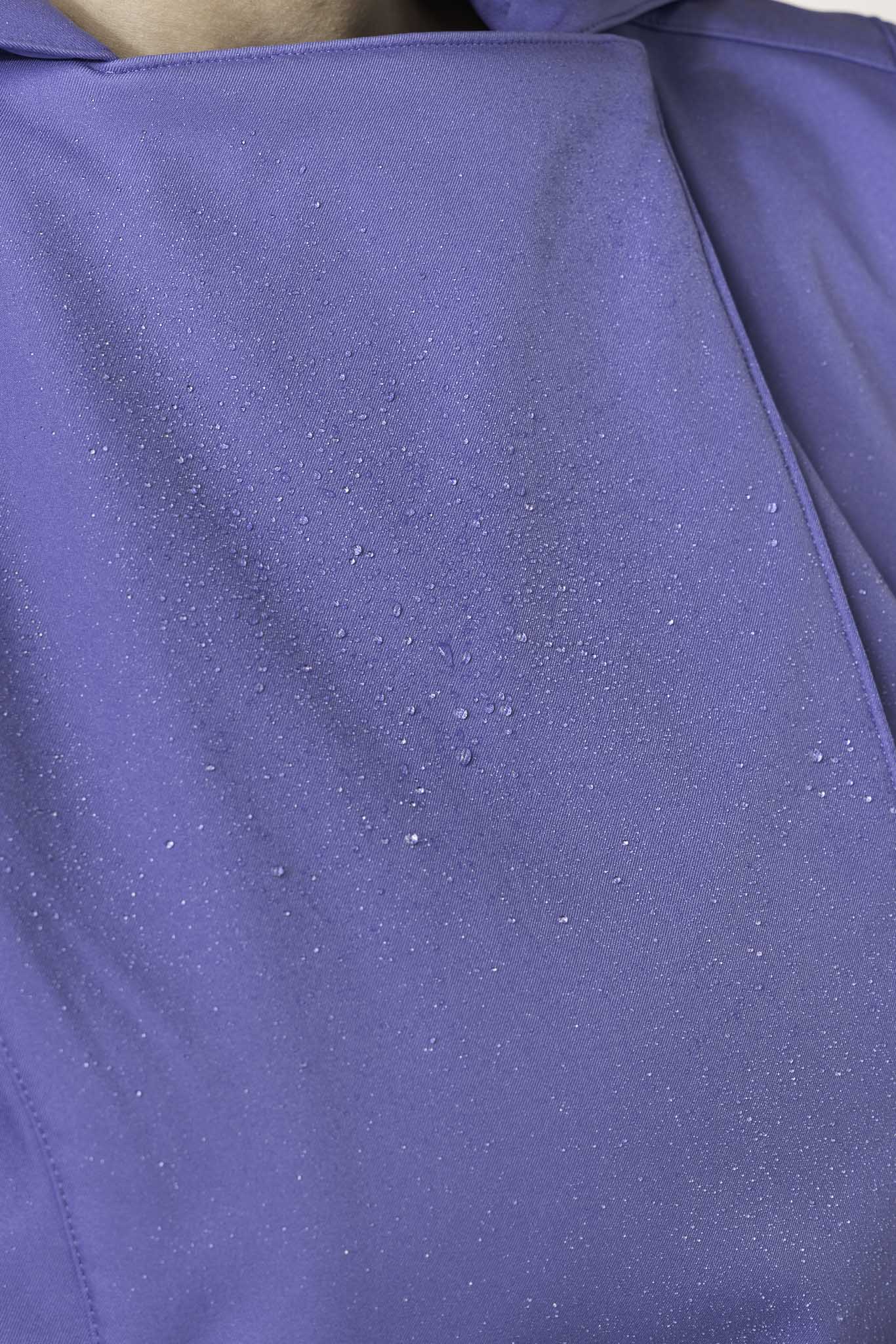 Double Breasted Trench Coat in Soft Blue | Blue Breeze - Image 8