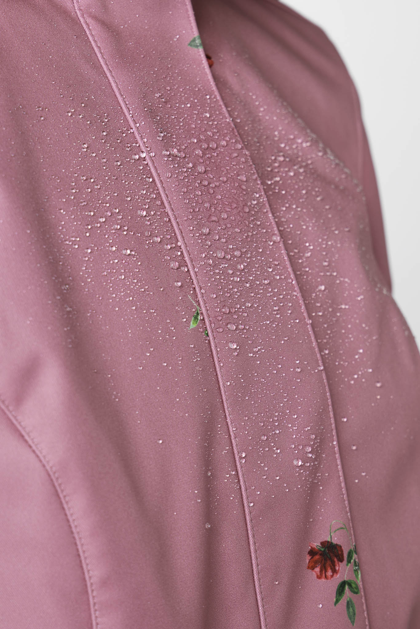Fit and Flare Coat with Full Circle Skirt in Pink | Raspberry Sorbet - Image 7