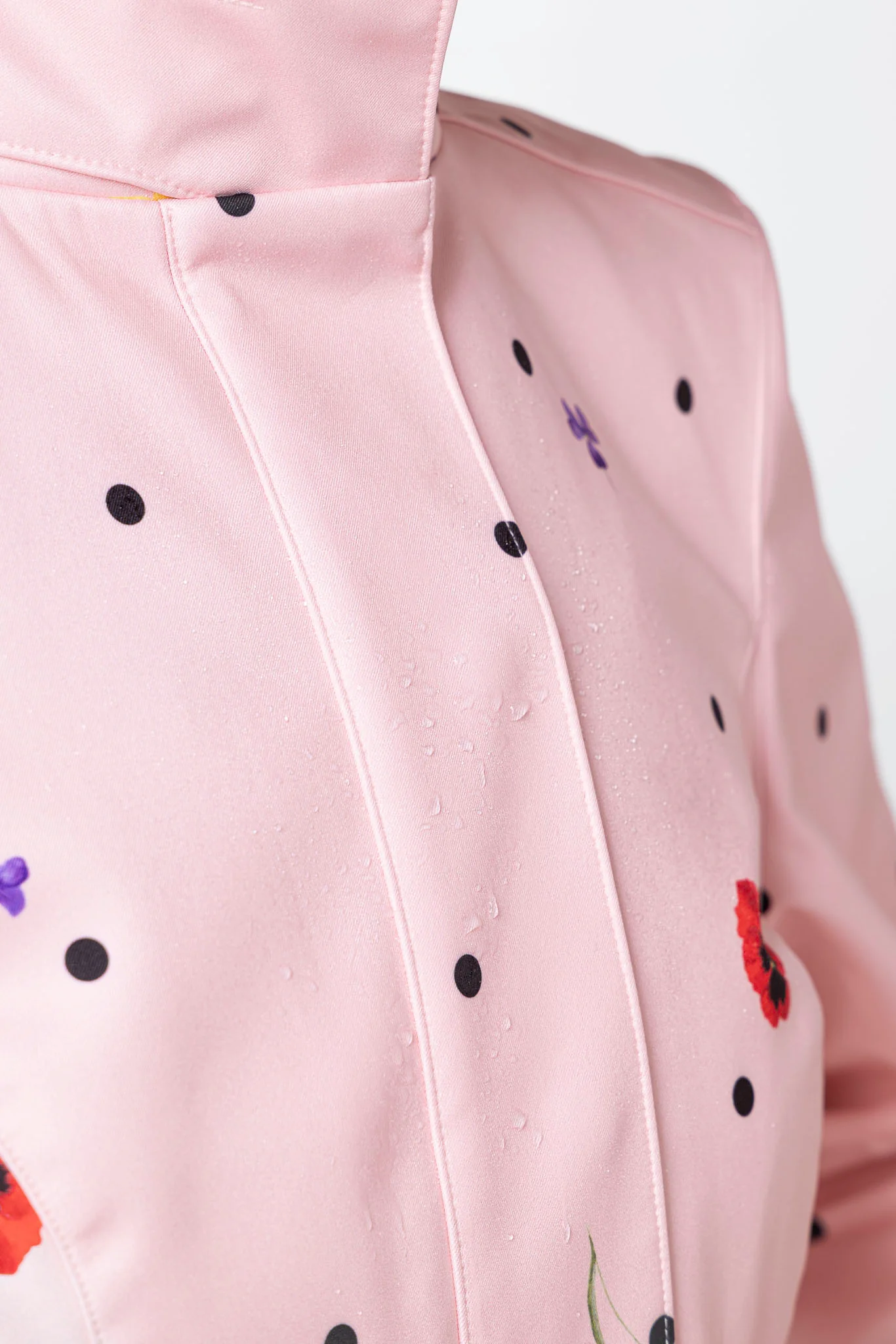 Fit and Flare Coat with A-Line Skirt in Soft Pink | Cotton Candy - Image 8