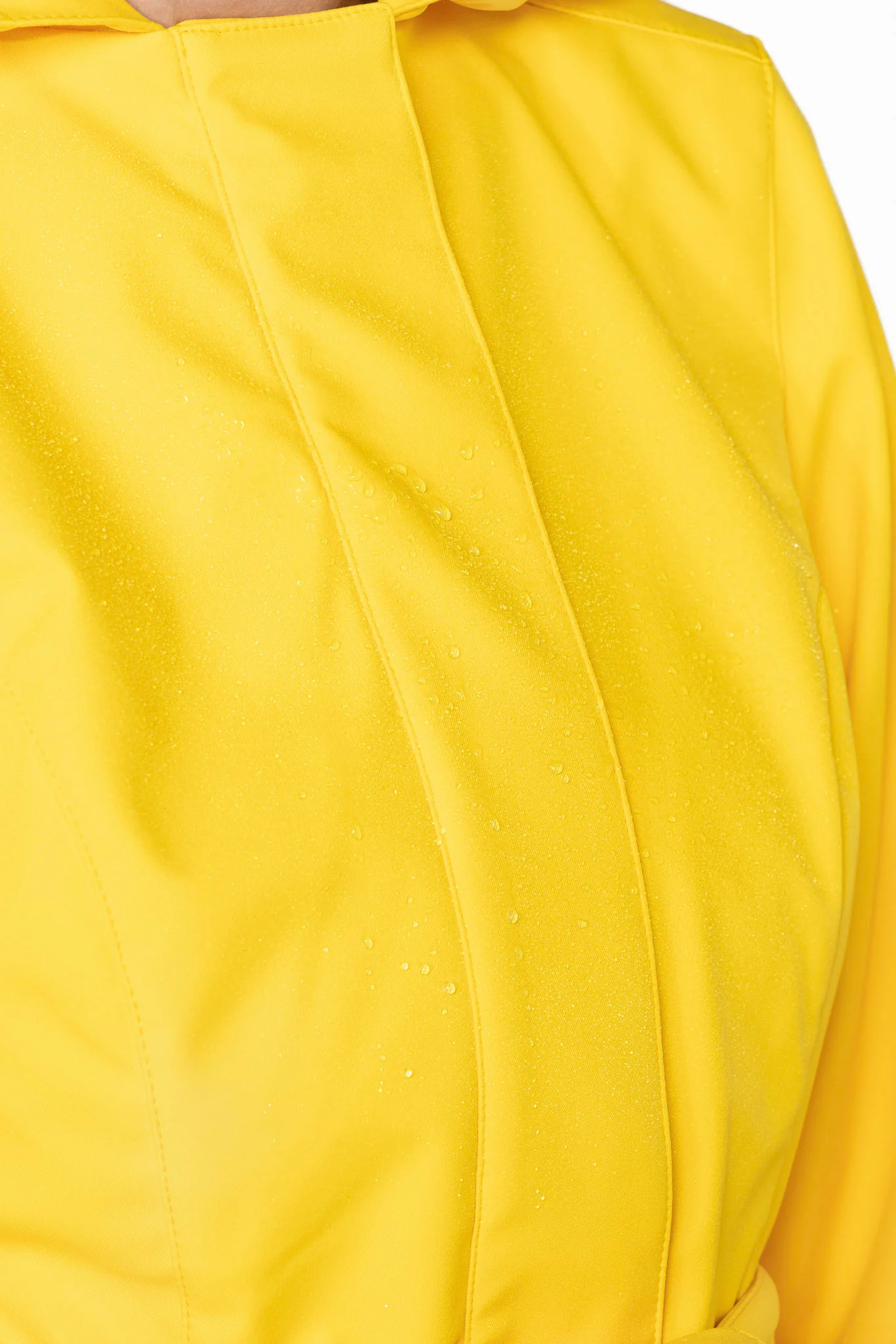 Fitted and Flared Coat with Full Circle Skirt in Bright Yellow | Yellow Sun - Image 7