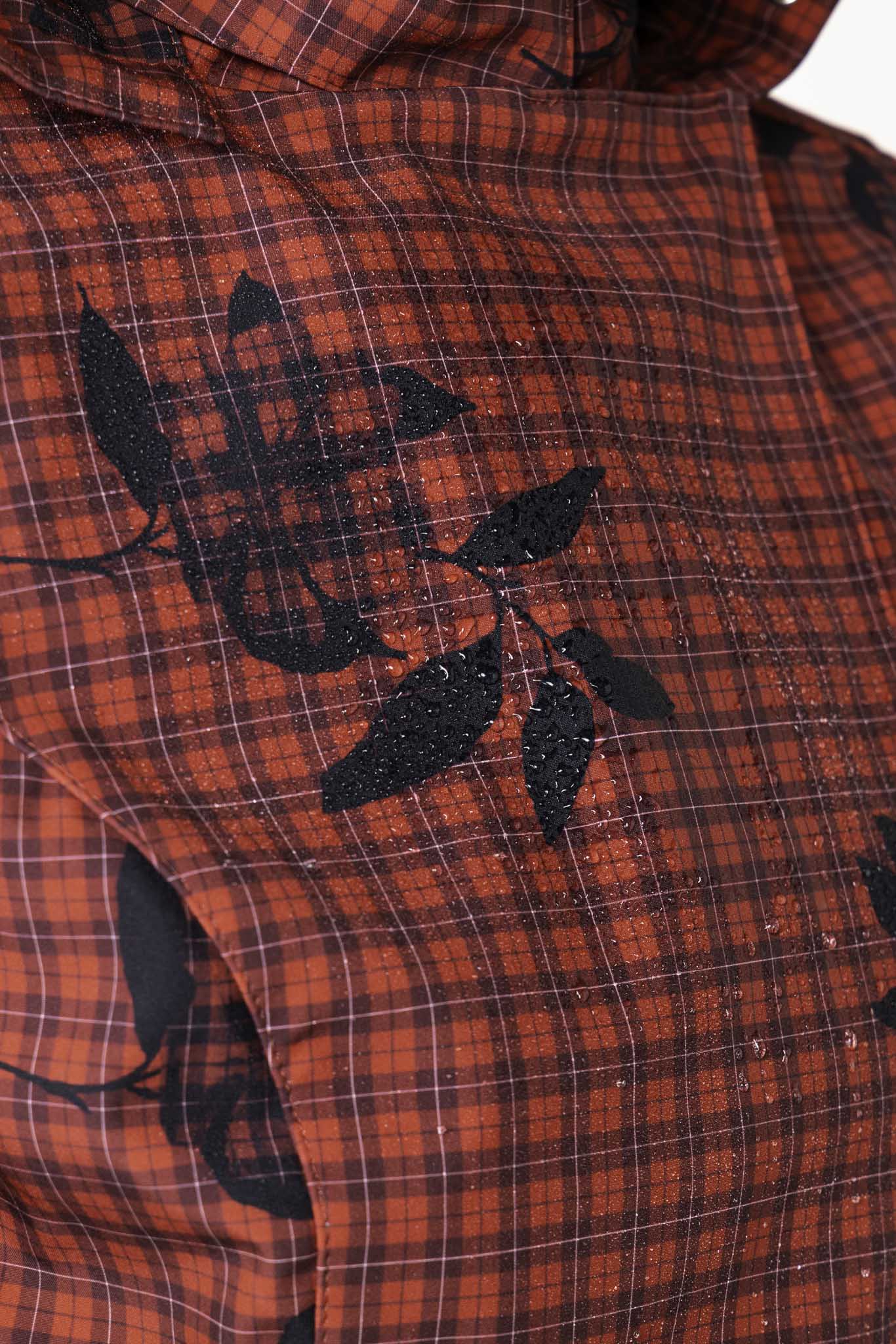 Double Breasted Jacket with Detachable Hood in Red | Crimson Heart - Image 7